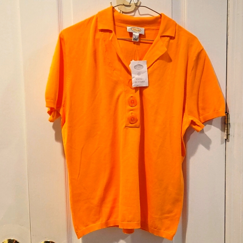 Pullover, Brand Talbot, Size L , Color Orange